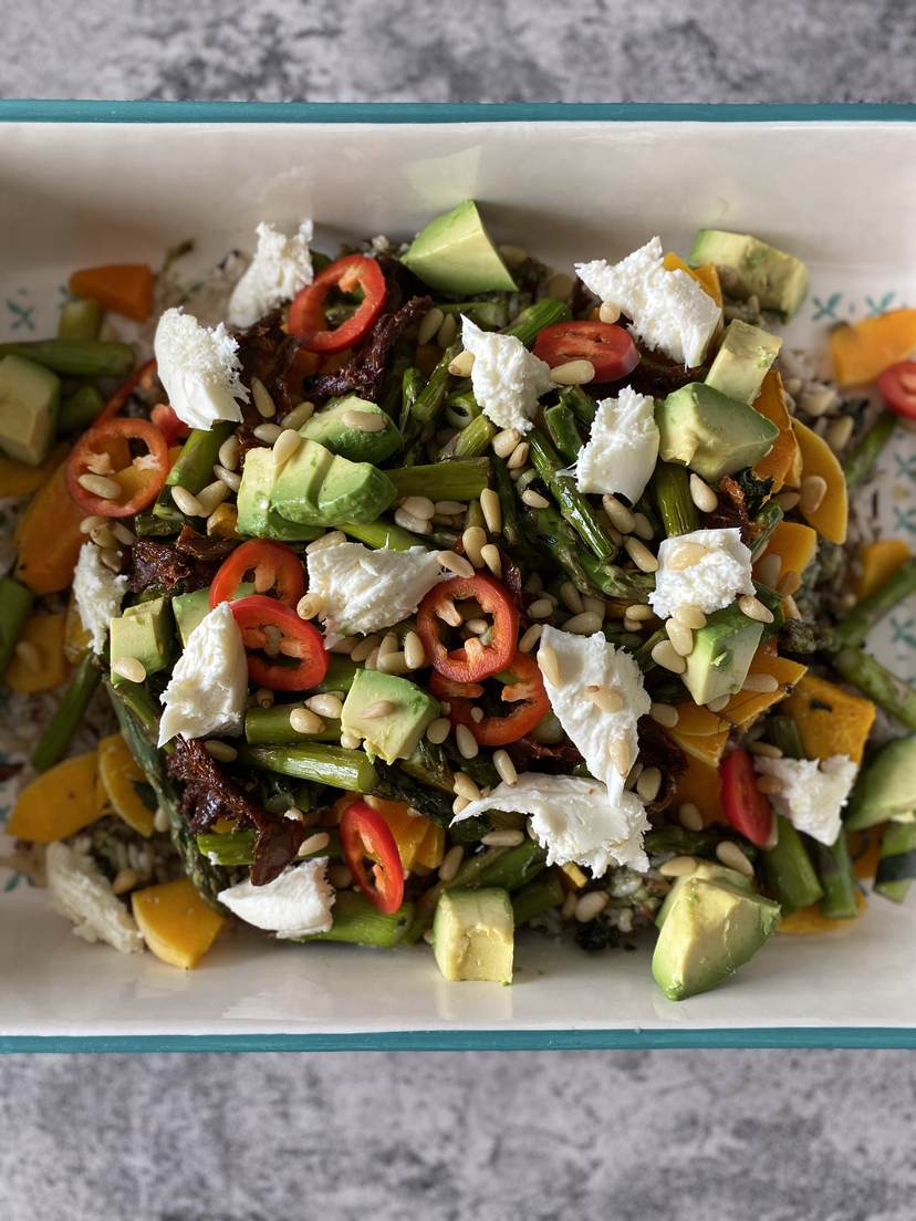Recipe Exchange: Fresh herb, veggie, and pesto bowl