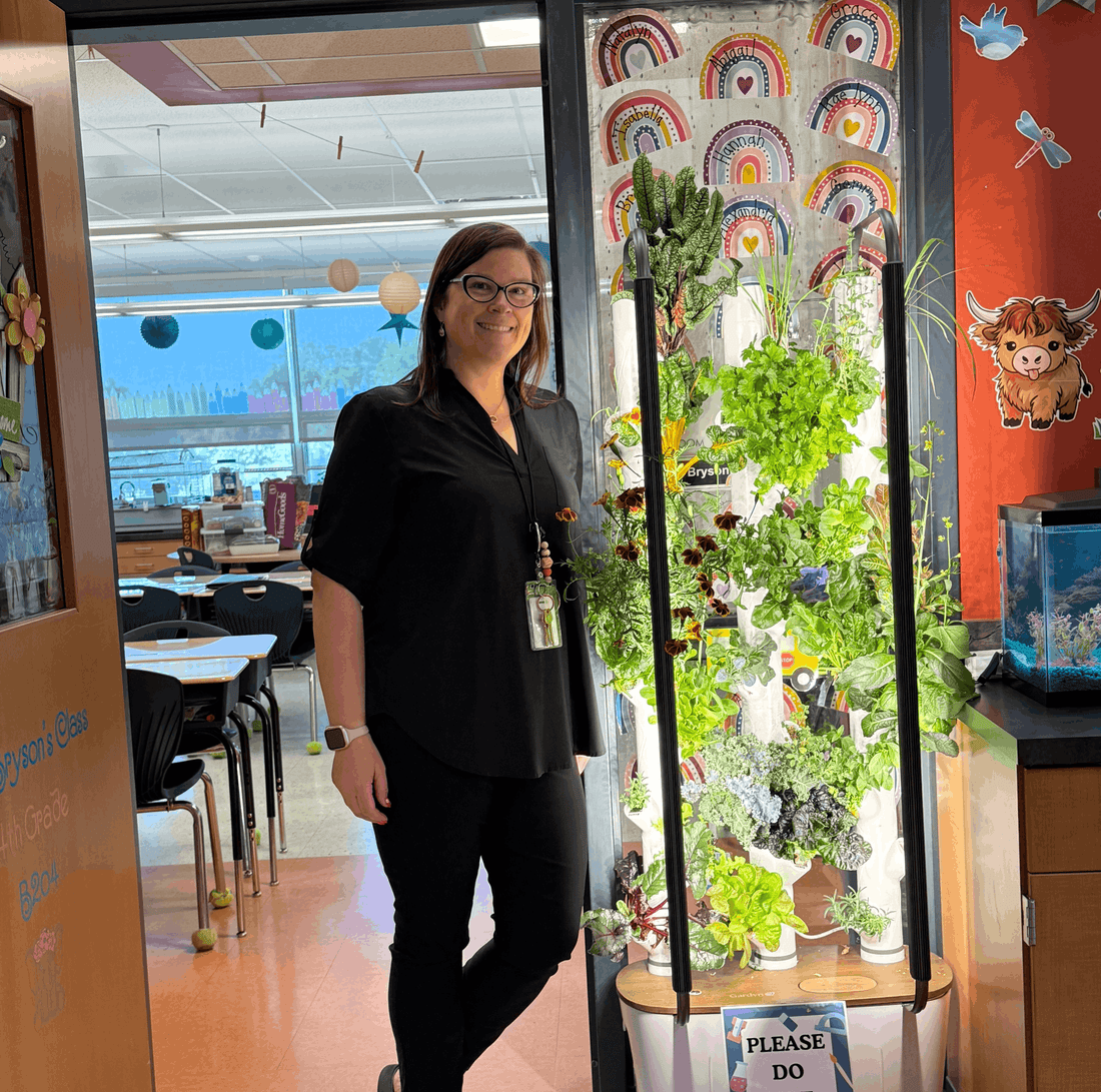 Growing fresh food in the classroom: Howard County Schools and Gardyn