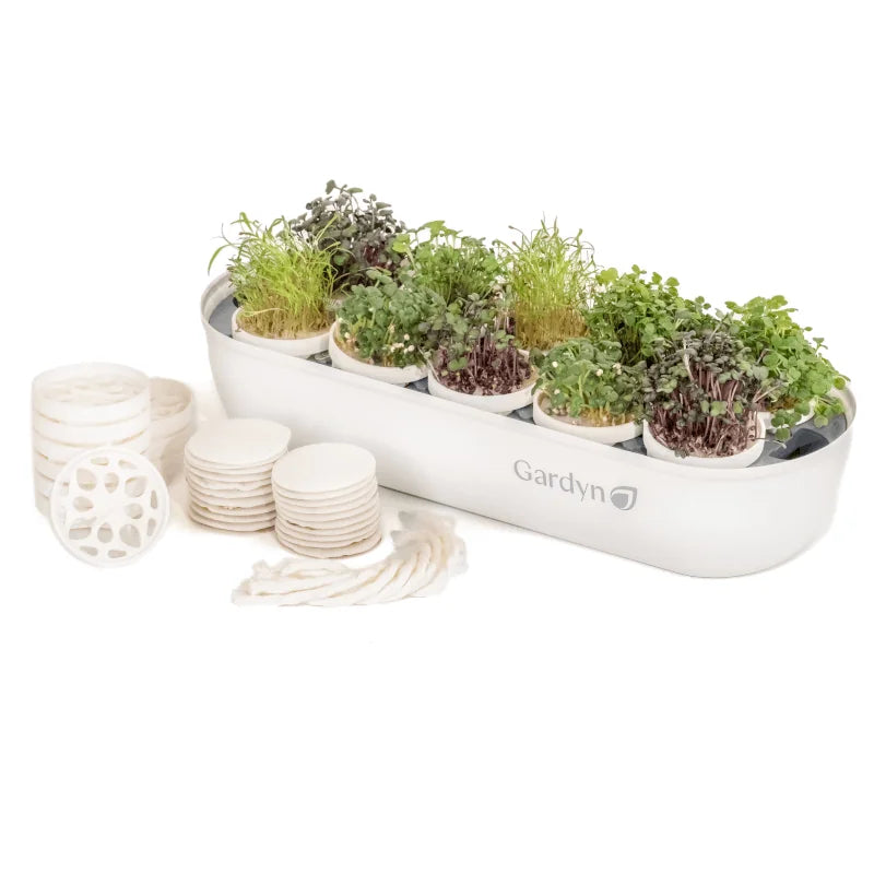 Gardyn indoor garden showcasing lush plant growth