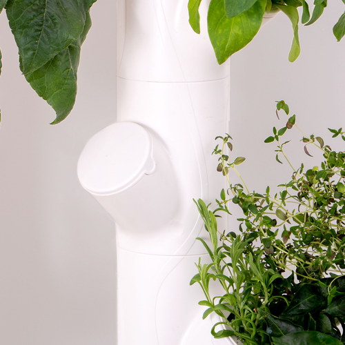 Gardyn Cap in white - decorative cover for unused column slots