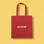 Gardyn Harvest Tote Bag back design - reusable canvas shopping bag