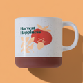 Gardyn Harvest Mug ceramic coffee cup with fresh produce design