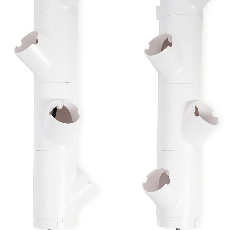 Gardyn Home 2.0 full single column replacement - white vertical growing column