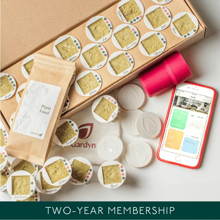 Gardyn membership options showing plan benefits and savings