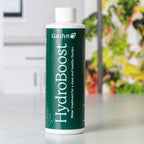 Gardyn HydroBoost plant nutrition supplement bottle - boosts growth and yield