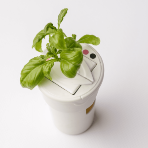 Gardyn yCover in white silicone - clean look while blocking root light