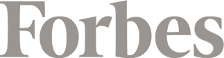 Forbes logo in grey