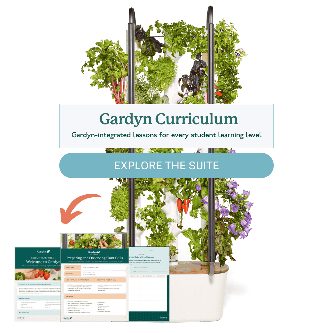 Gardyn Curriculum widget