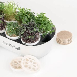 Gardyn Micro Complete growing in indoor hydroponic system