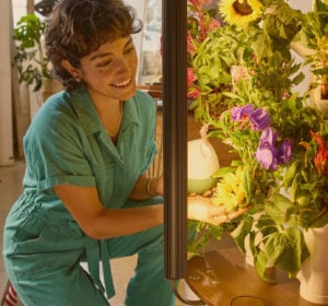 Gardyn Studio 1.0 LED lighting system for year-round indoor growing